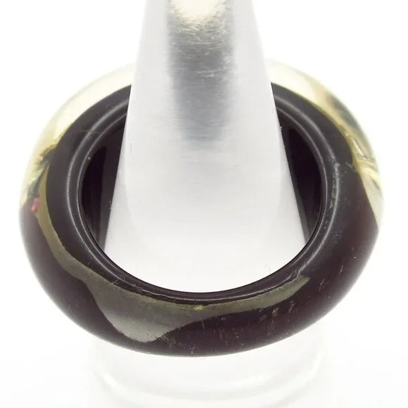 LOUIS VUITTON Bague Inclusion - Purple Ring #6 1/2